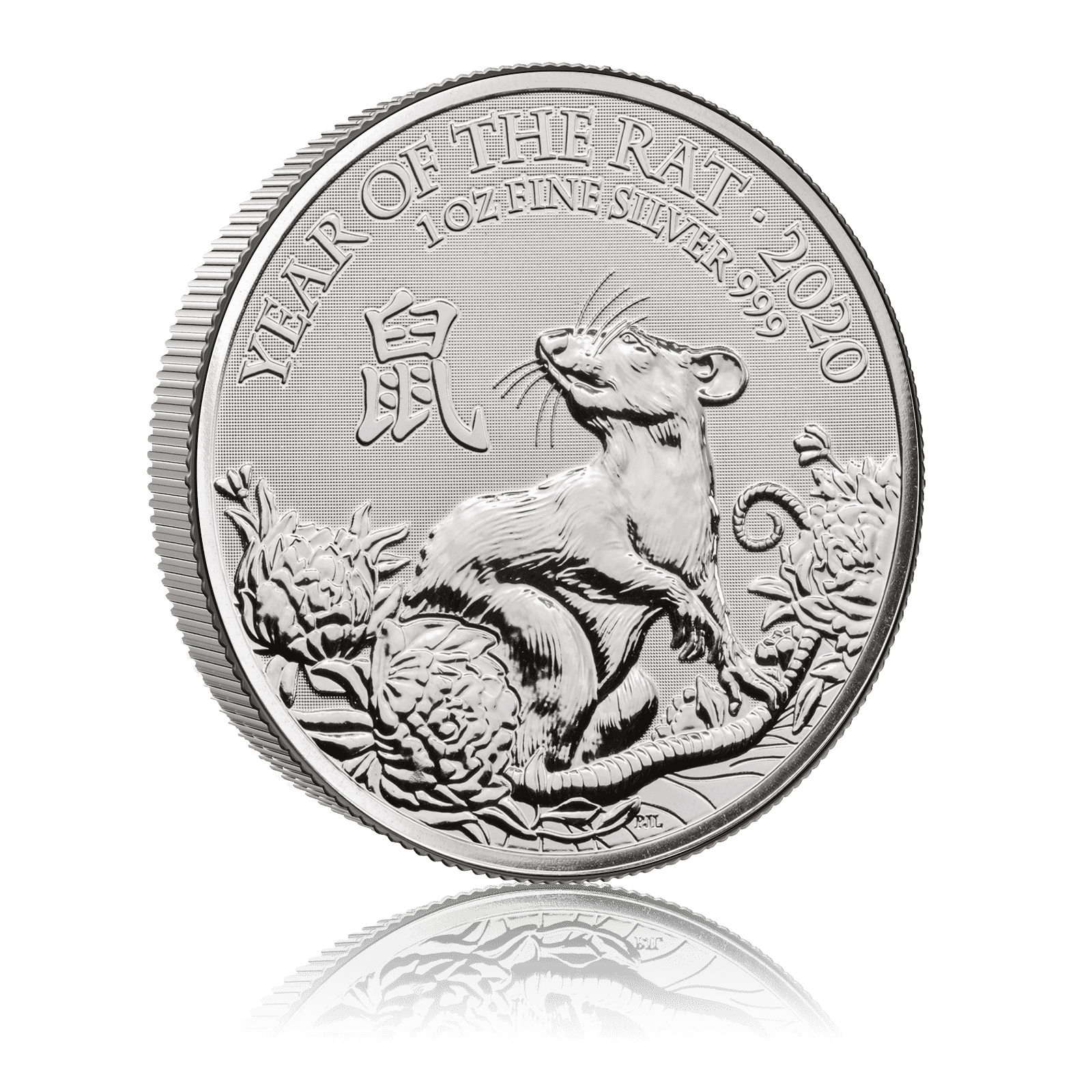 1oz Silver Royal Mint Lunar Series Year of the Rat (2020) 4