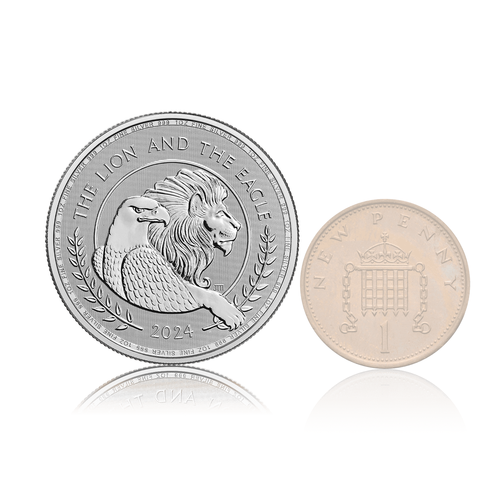 1oz Silver Royal Mint Lion and the Eagle (2024) 5