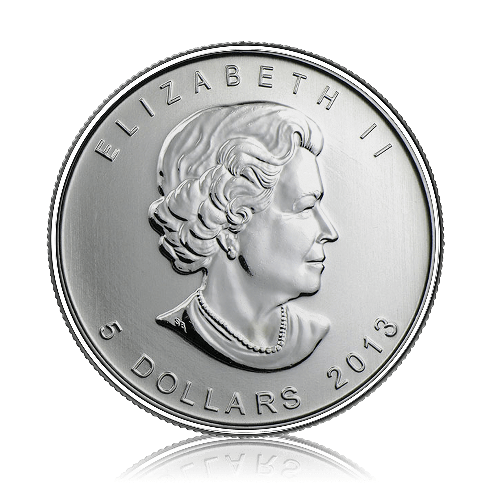 1oz Silver Canadian Maple Leaf Tube of 25  (2013) 4