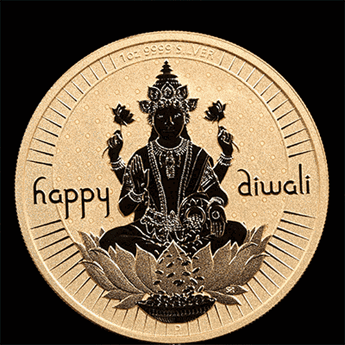 1oz Silver Diwali Laxmi & Ganesh Box Set (2024) 5