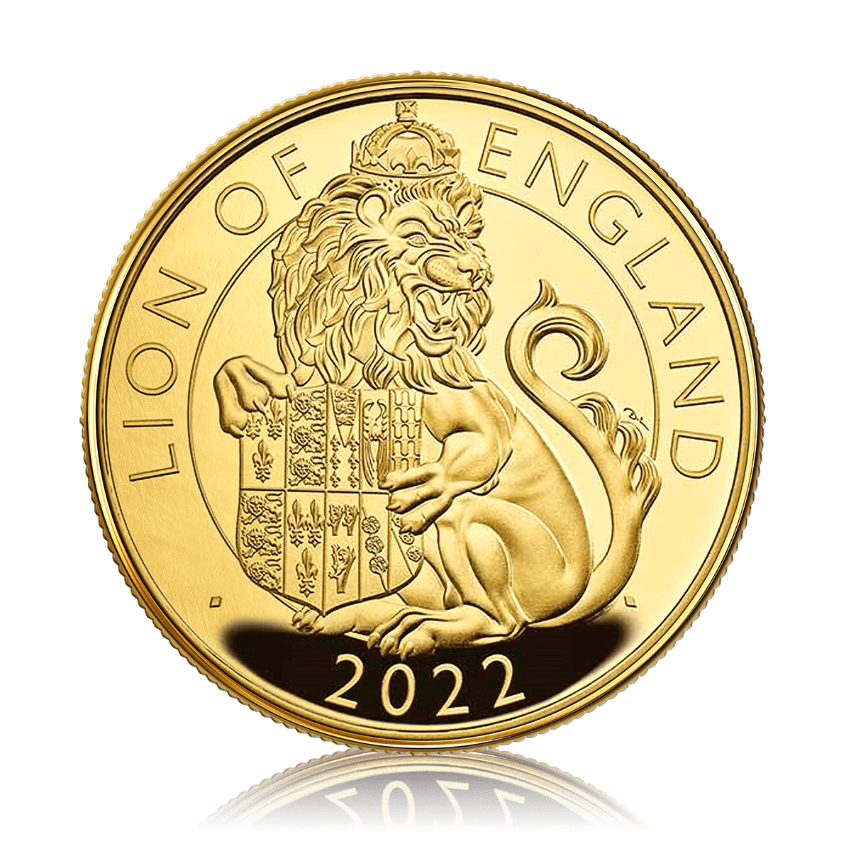 1oz Gold Tudor Beast The Lion of England (2022)