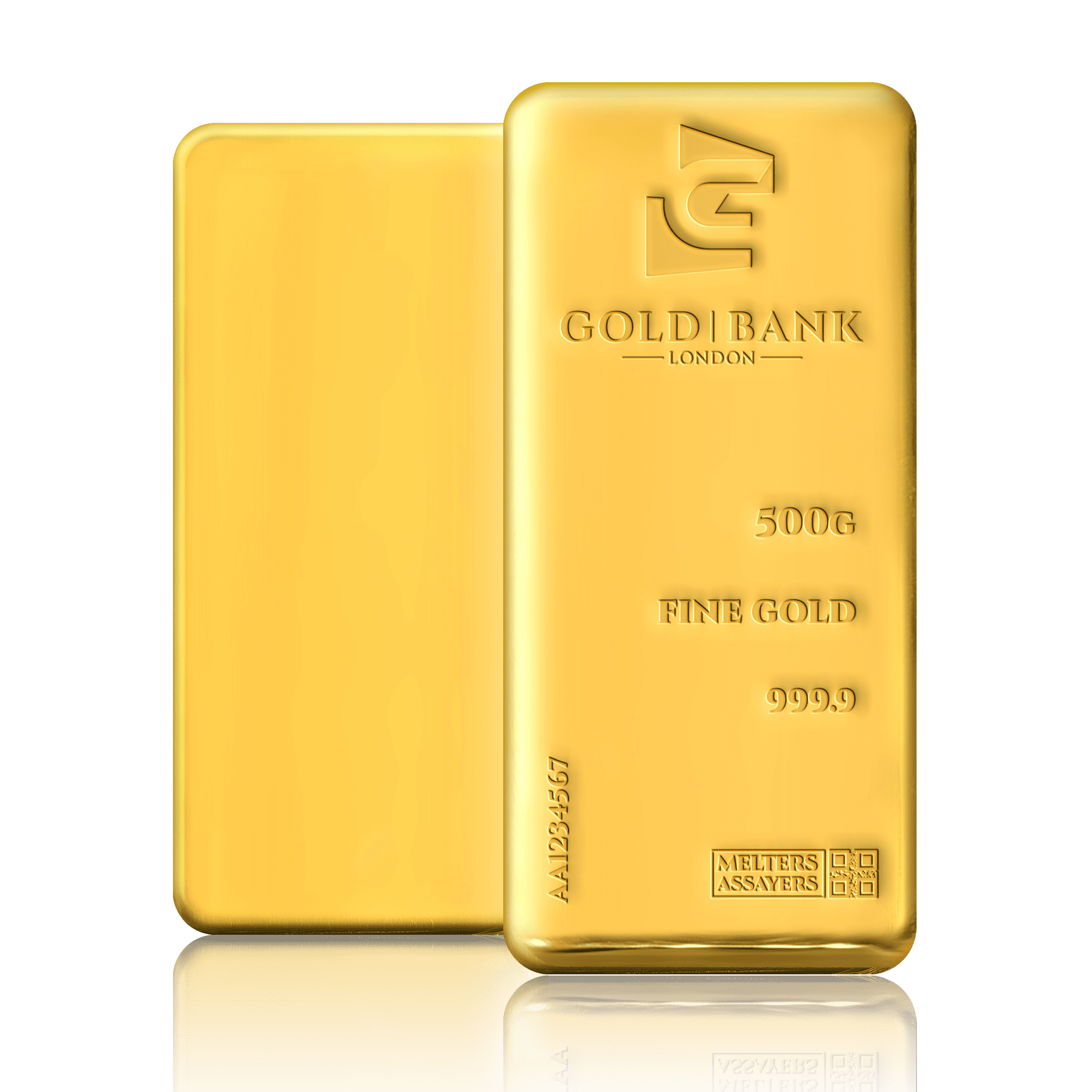 500g Gold Bank Investment Gold Bar (999.9)
