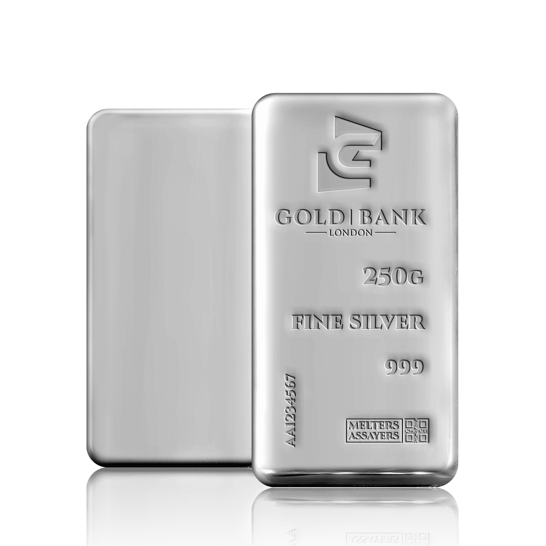 250g Gold Bank Investment Silver Bar (999)