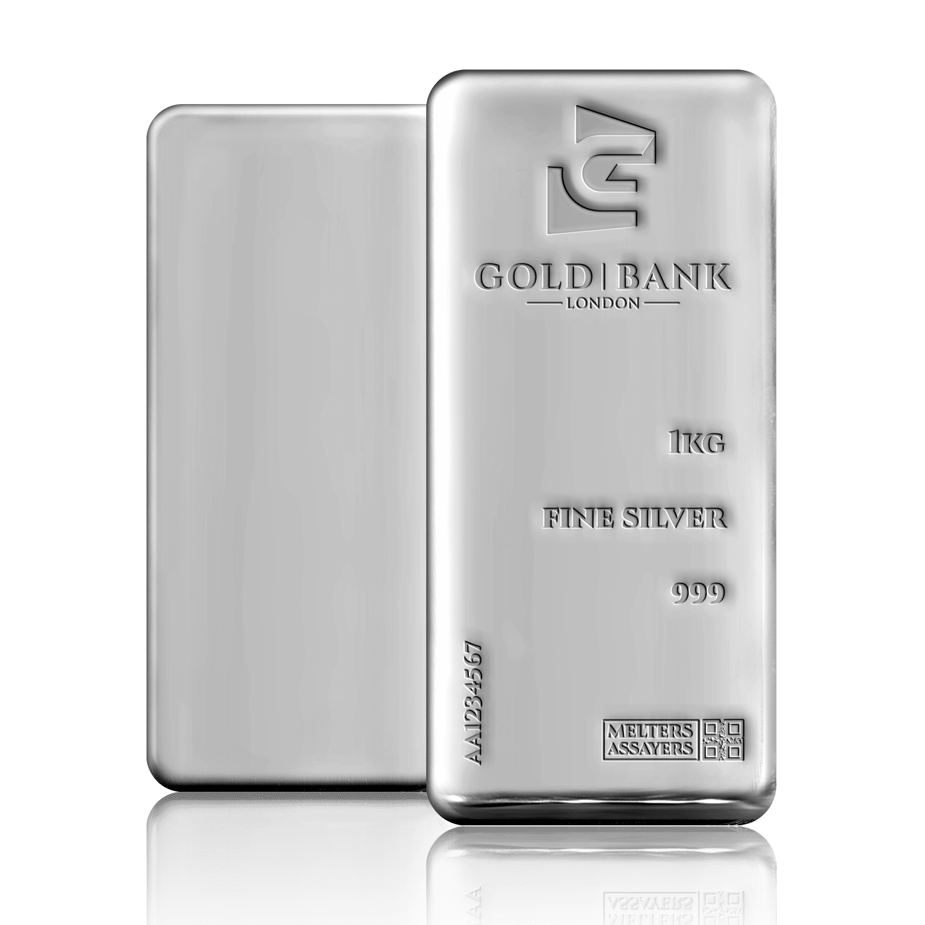 1kg Gold Bank Silver Bar