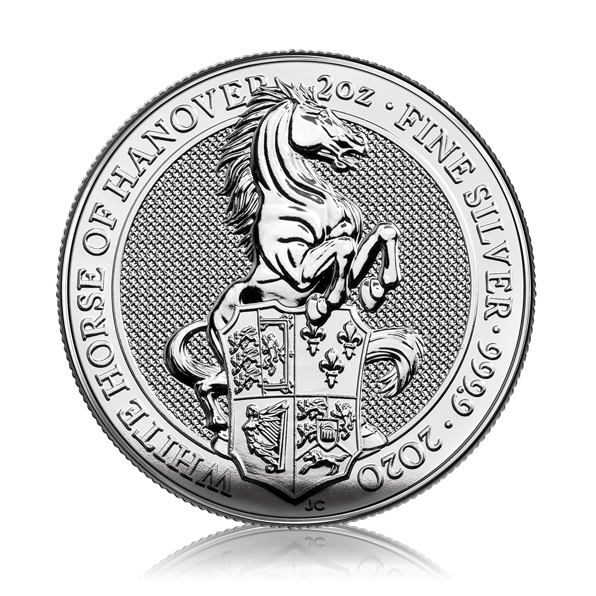 2oz Silver Queens Beasts White Horse Of Hanover (2020)