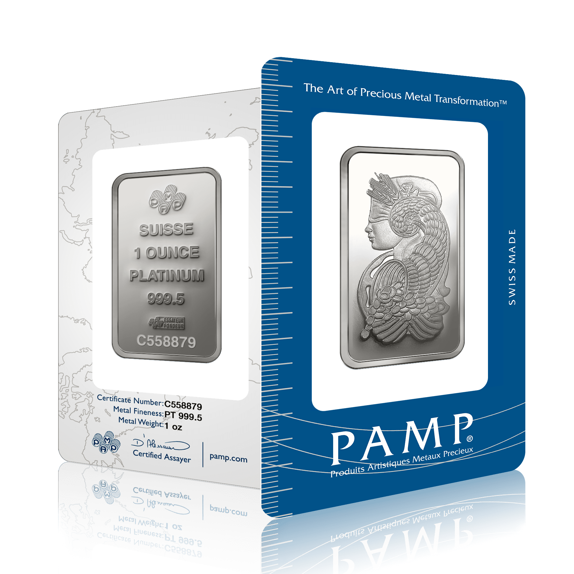 1oz PAMP Investment Platinum Bar (999.5)