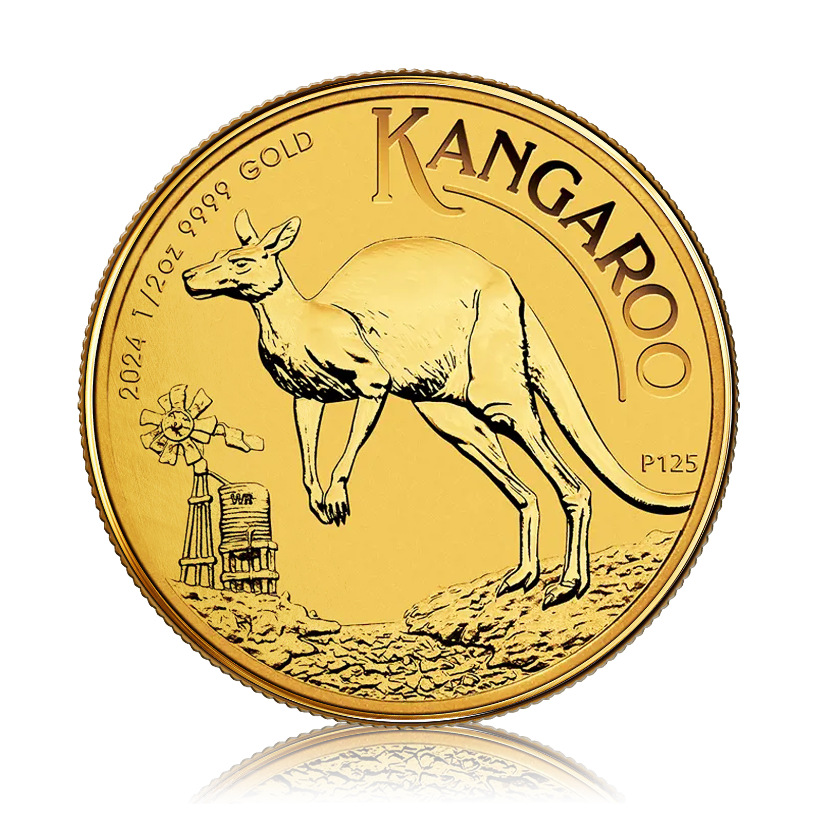 1/2 Ounce Gold Australian Kangaroo (2024)