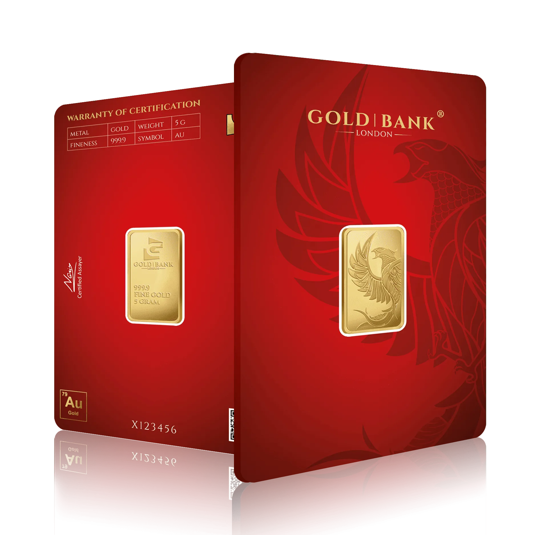 5g Gold Bank Phoenix Edition 2.0 Gold Bar