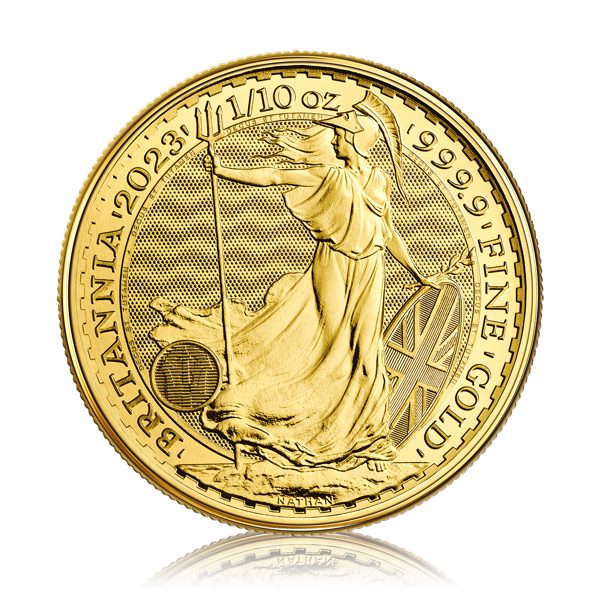 1/10 oz Gold Royal Mint Britannia King Charles (2023)