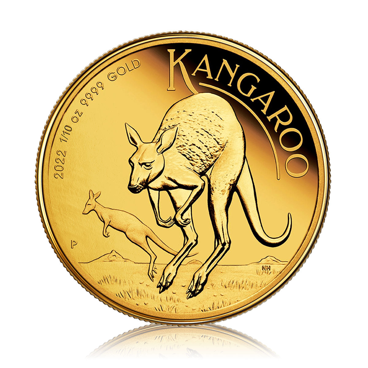 1/10th Ounce Gold Australian Kangaroo (2023)