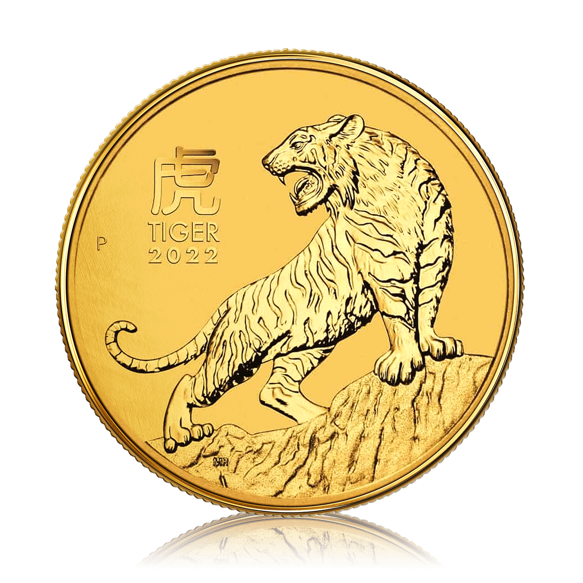 2oz Gold Perth Mint Lunar Series Year Of The Tiger (2022)