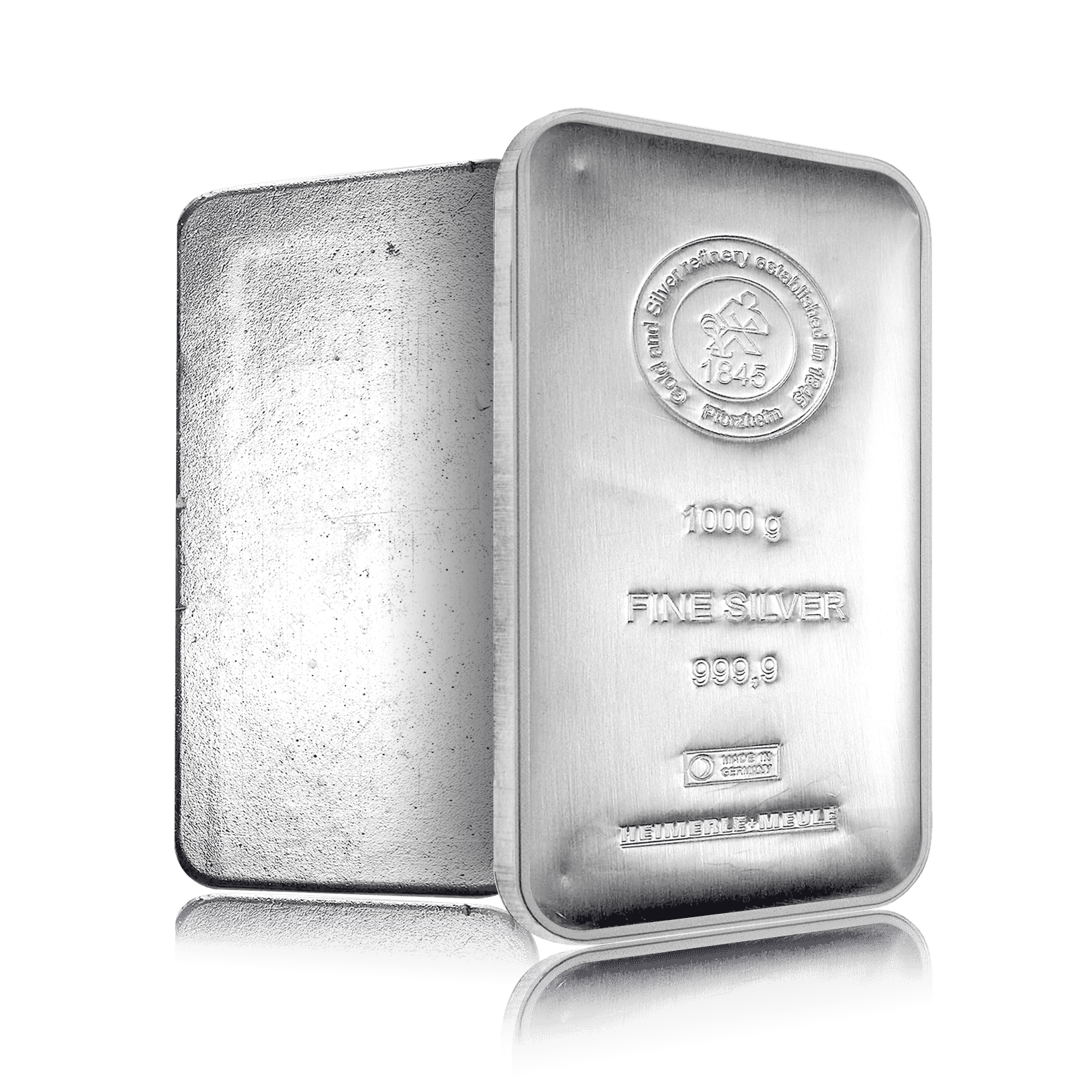 1kg Heimerle + Meule Investment Silver Bar