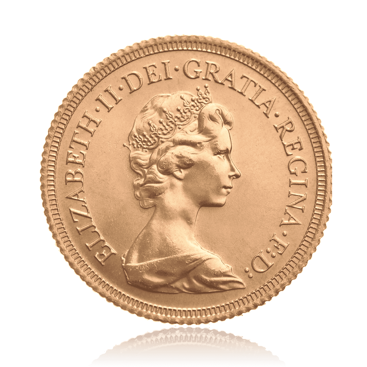 Half Gold Sovereign Elizabeth II Decimal Portrait (1970-1984)