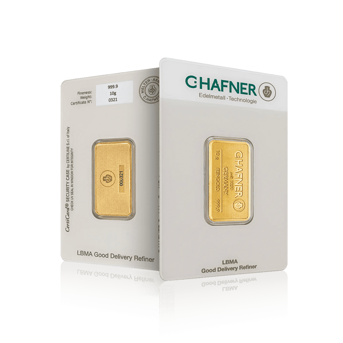 10g Chafner Investment Gold Bar (999.9)