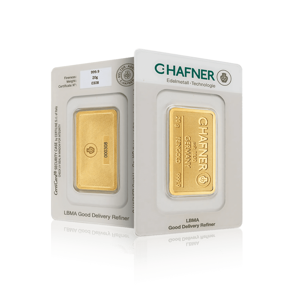 20g Chafner Investment Gold Bar (999.9)