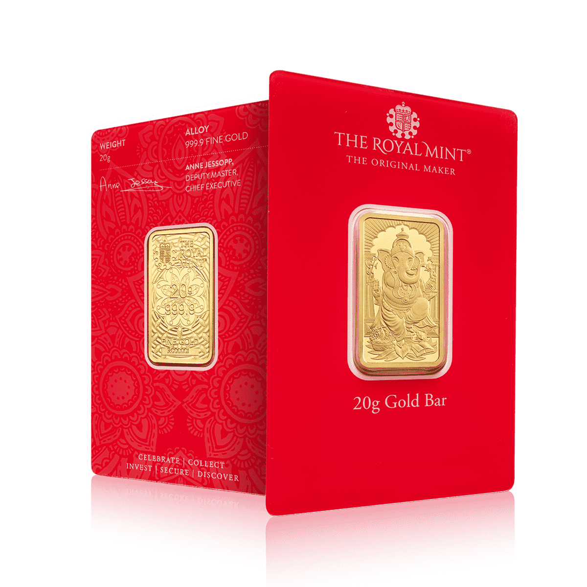 20g Royal Mint Ganesha Gold Bar (999.9)