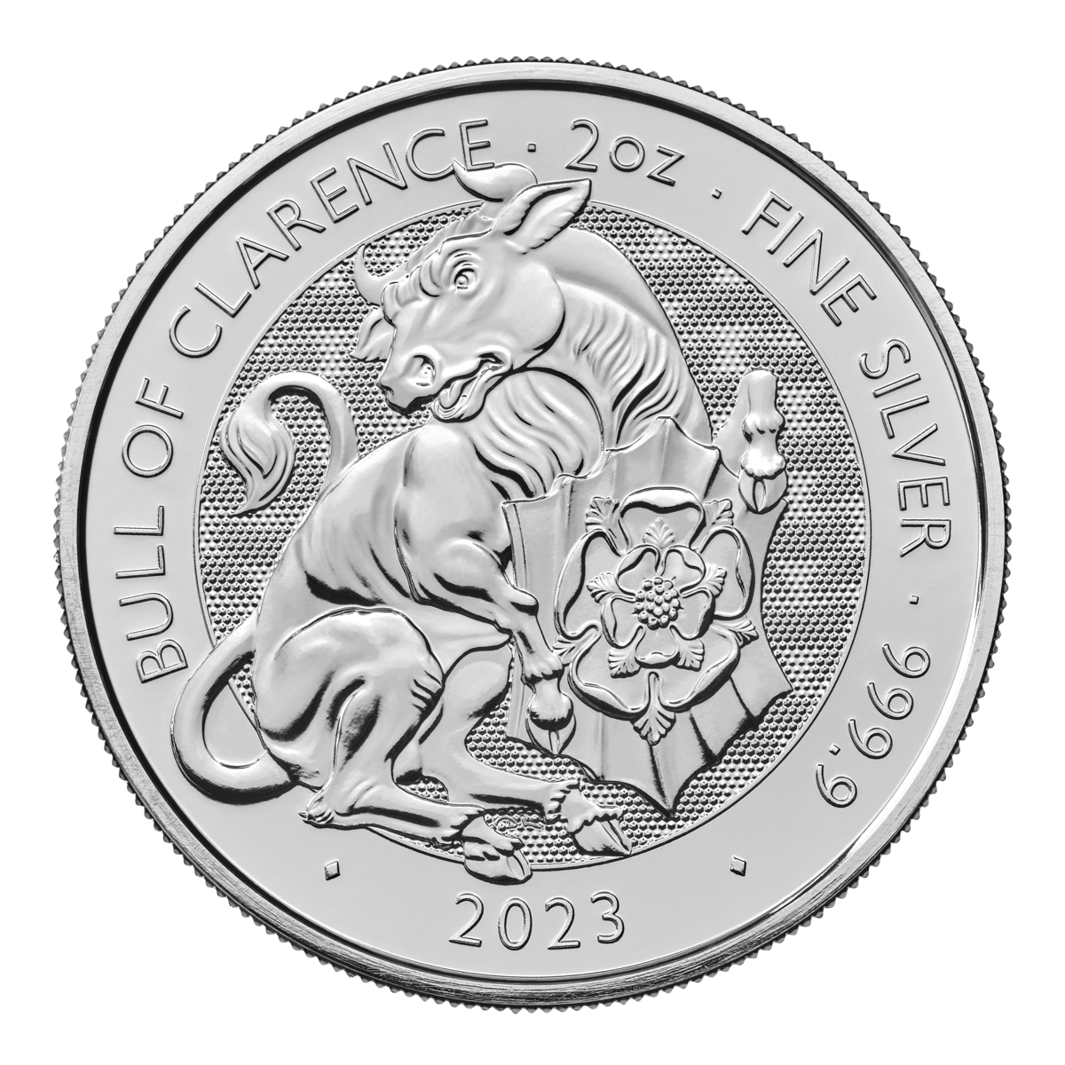 2oz Silver Tudor Beast The Bull of Clarence (2023)