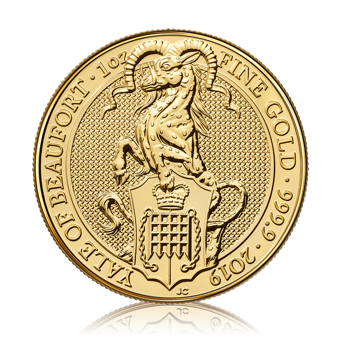 1oz Gold Queens Beast Yale Of Beaufort (2019)