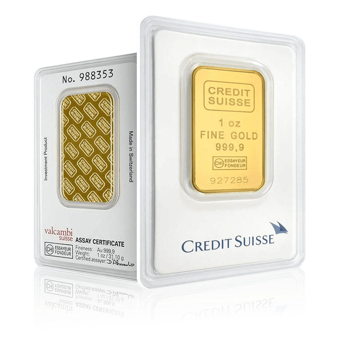 1oz Credit Suisse Gold Bar