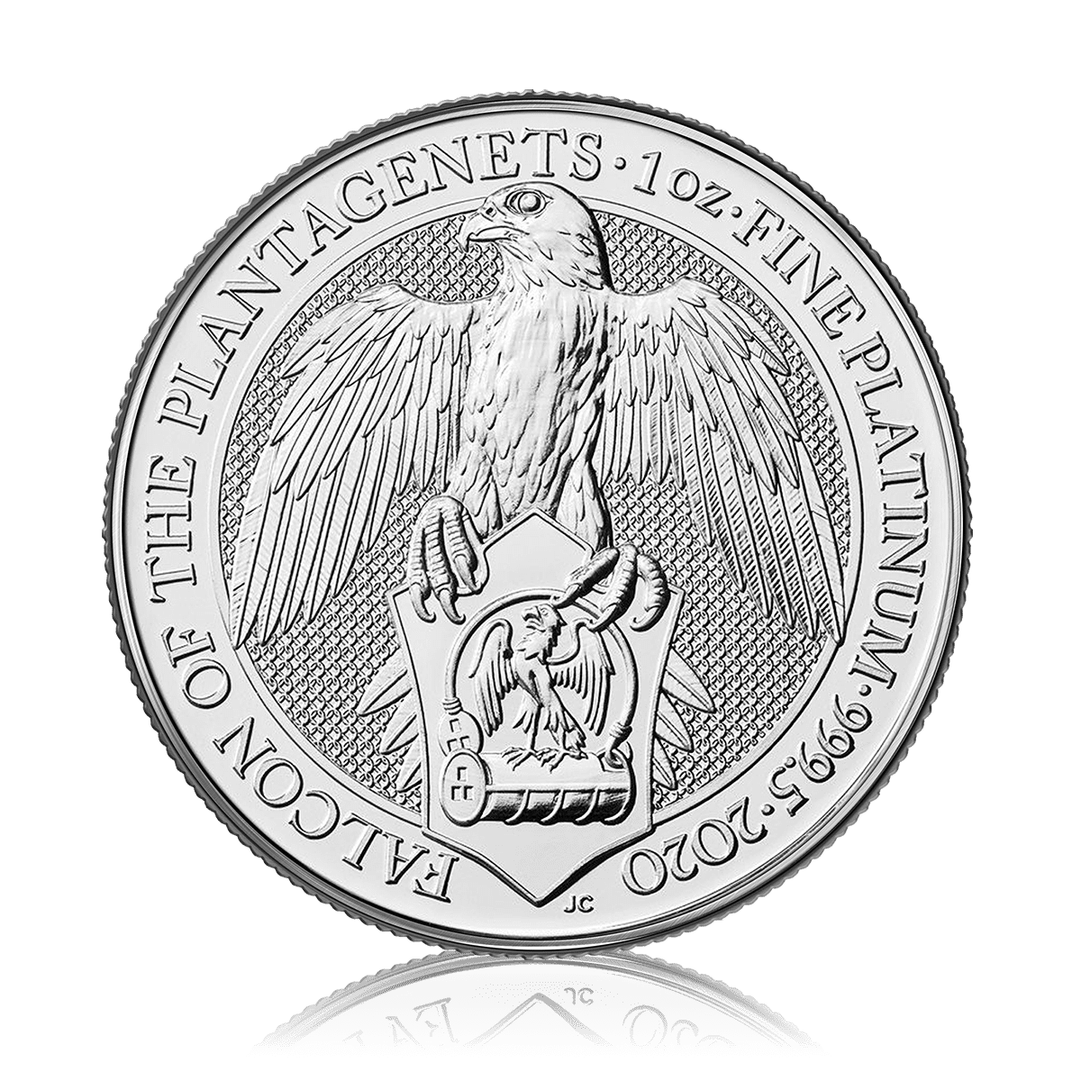 1oz Platinum Queen's Beast (Falcon Of The Plantagenets)