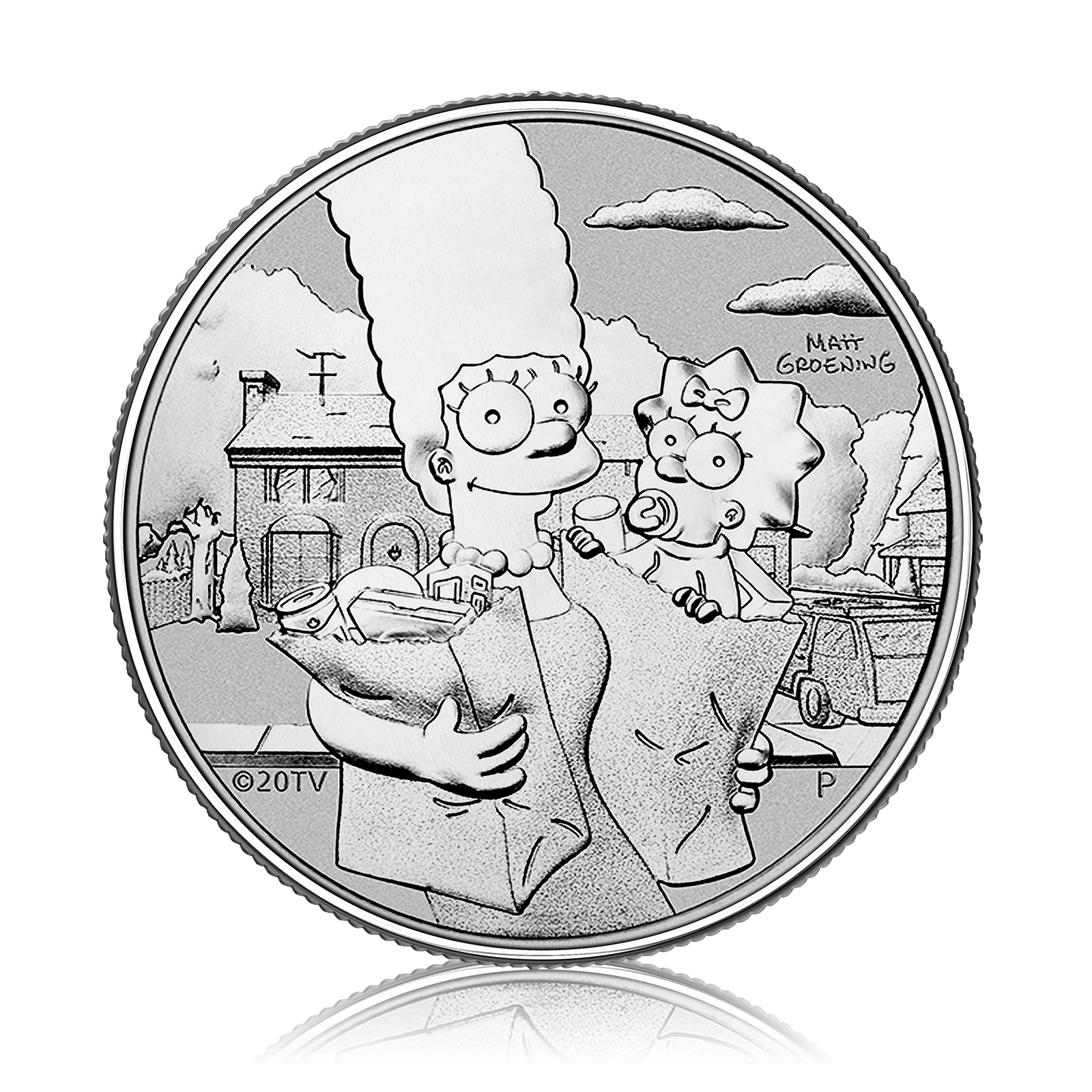 1oz Silver Perth Mint Marge & Maggie Simpson (2021)