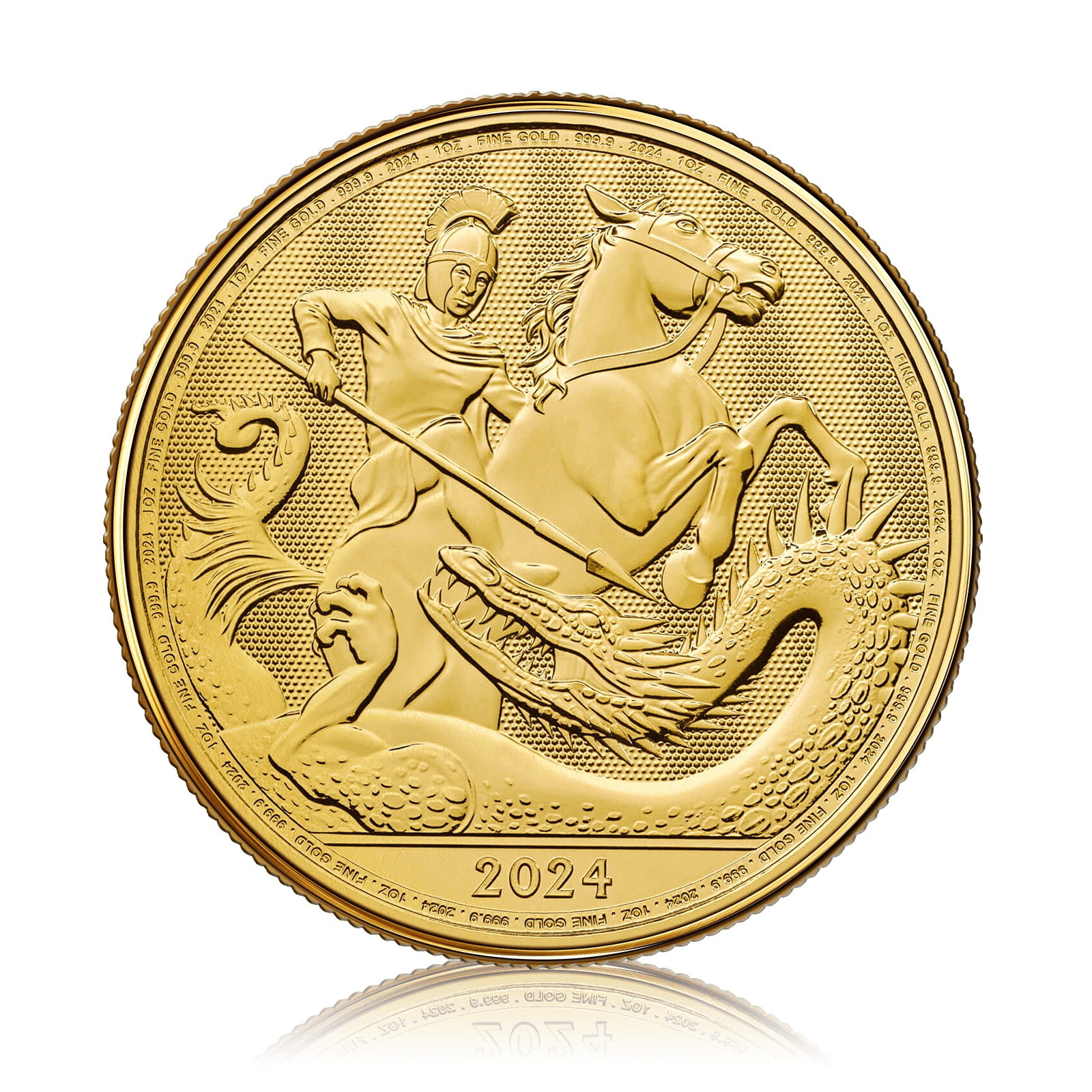 1oz Gold Royal Mint St George and the Dragon (2024)