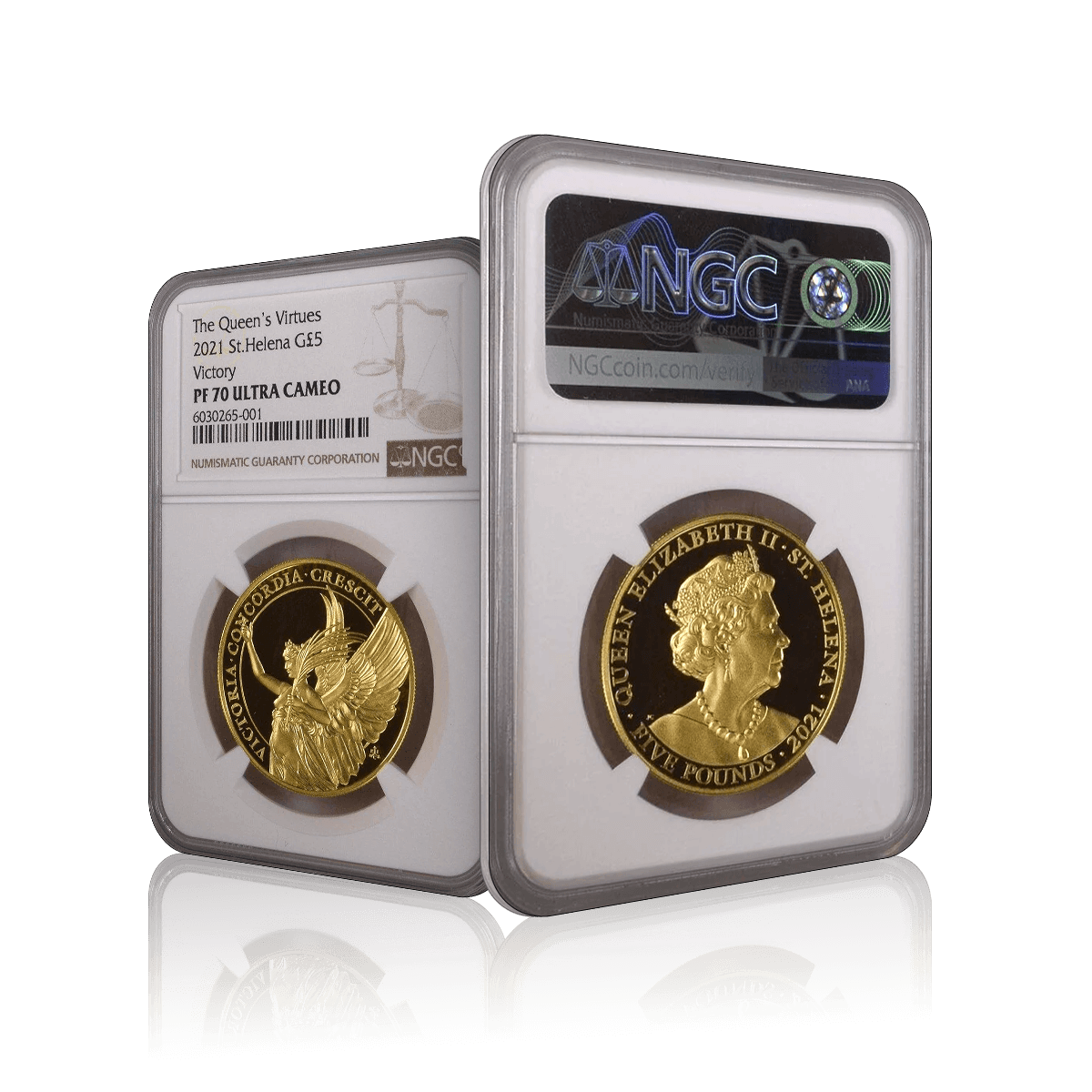 1oz Gold Queen's Victoria St Helena (2021) NGC Graded*