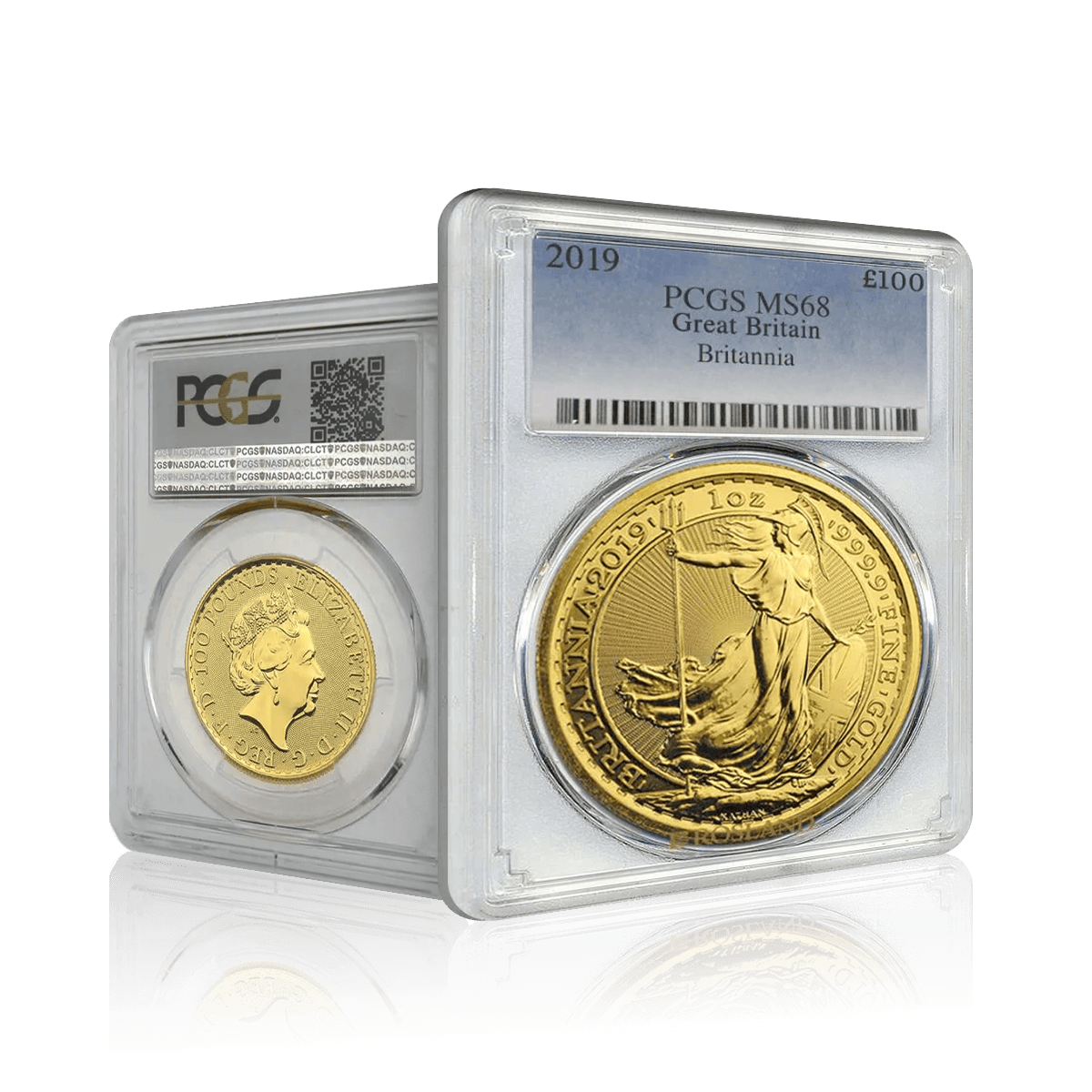 1oz Gold Royal Mint Britannia (2019) PCGS Graded (MS-69)
