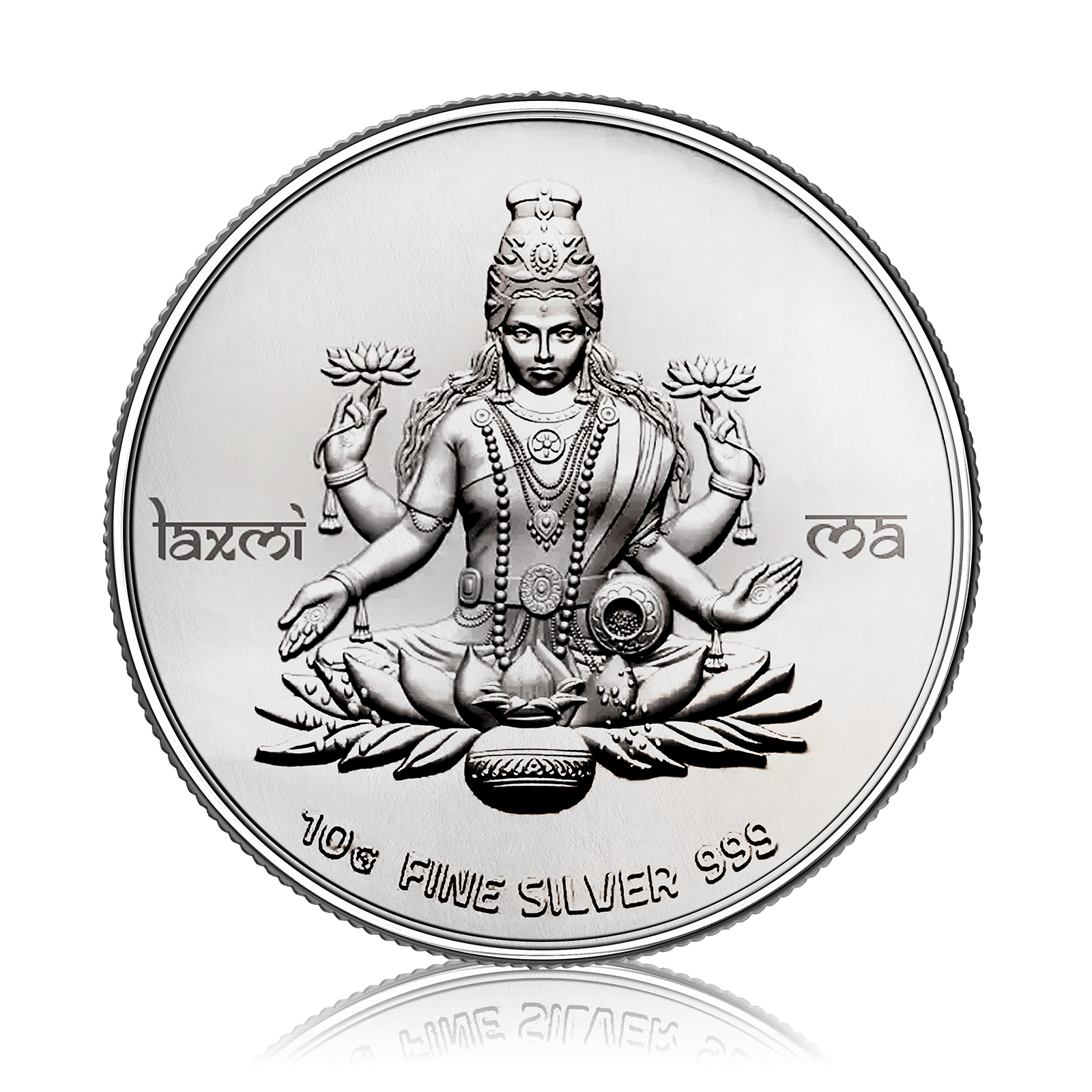 10g Silver Gold Bank Happy Diwali Laxmi & Ganesh