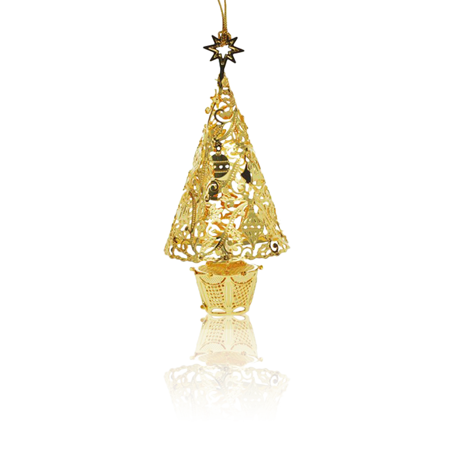 24ct Christmas Gold Dipped Tree (Tree Decoration)