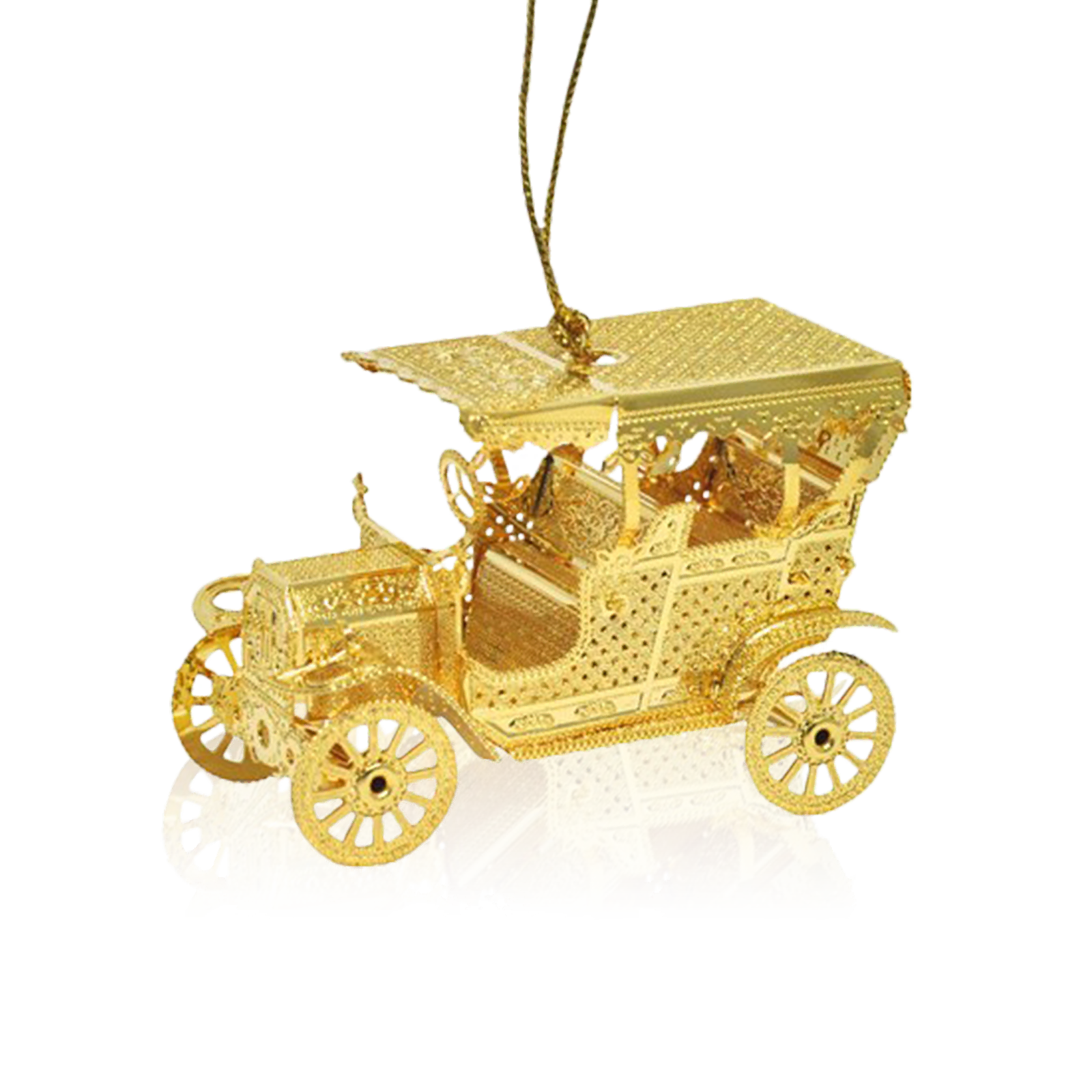24ct Christmas Gold Dipped Car (Tree Decoration)