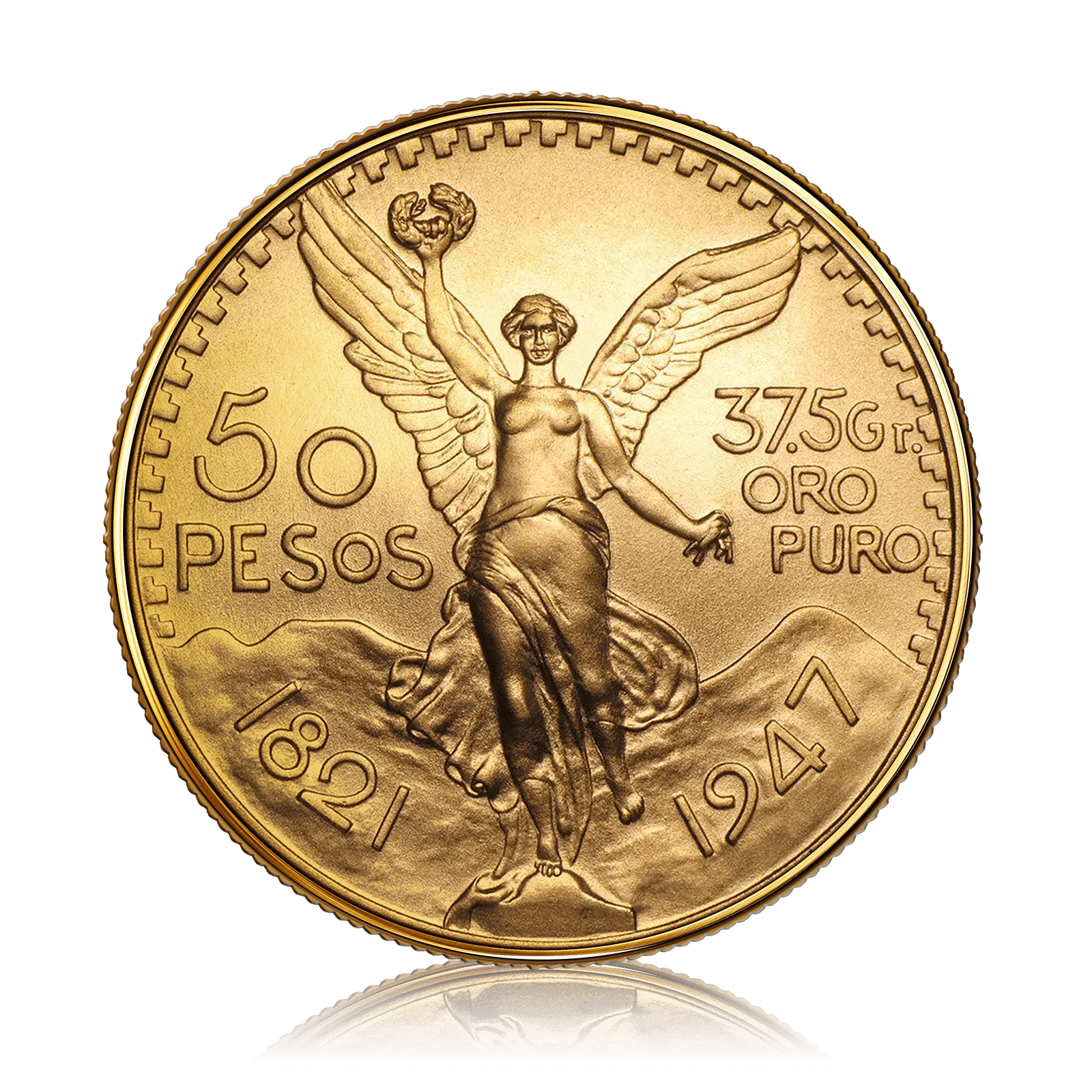 50 Mexican Pesos Gold Coin (1821-1944)