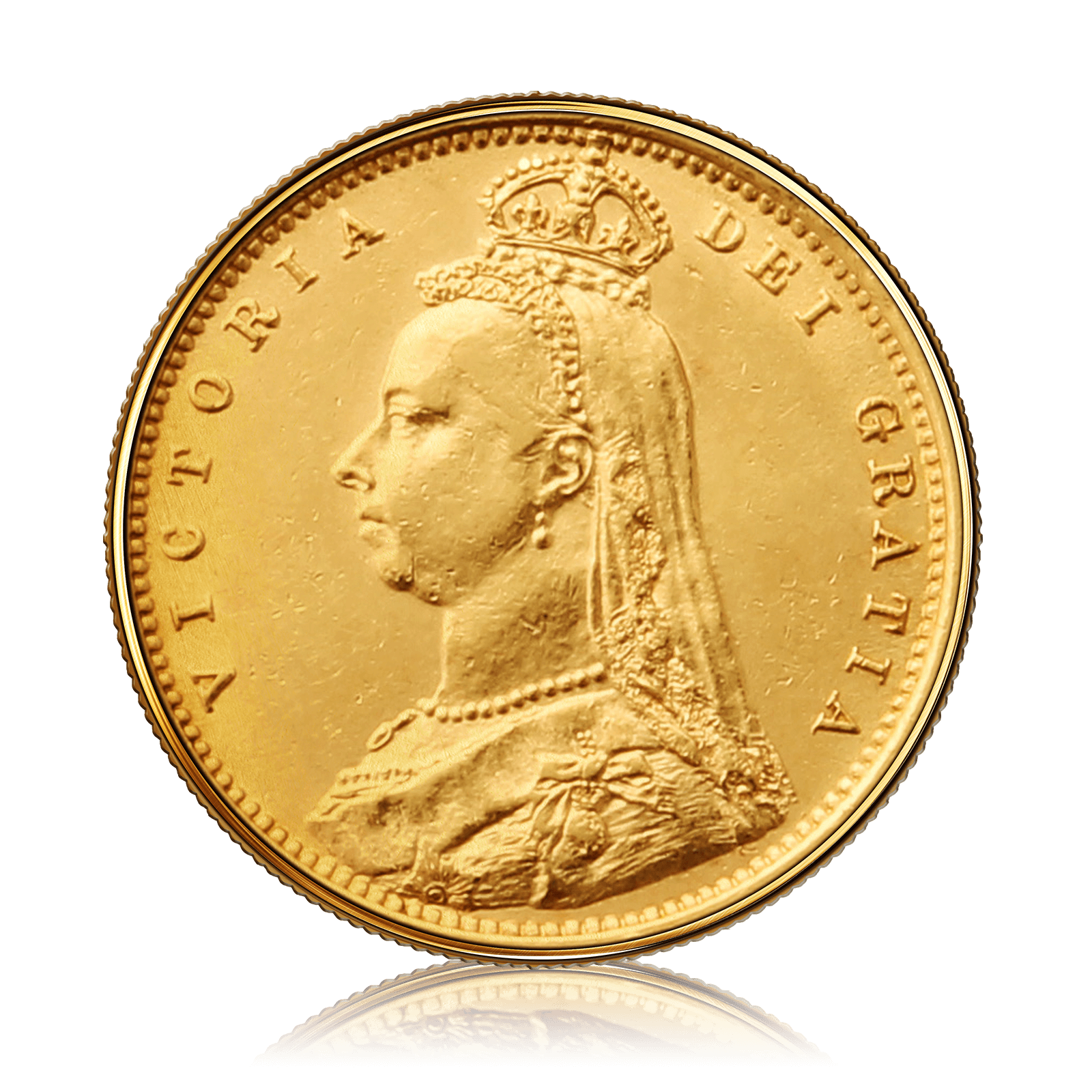 Half Gold Sovereign Queen Victoria, Jubilee Head (1887-1893)