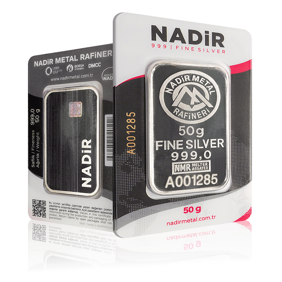 50g Nadir Investment Silver Bar (99.99)