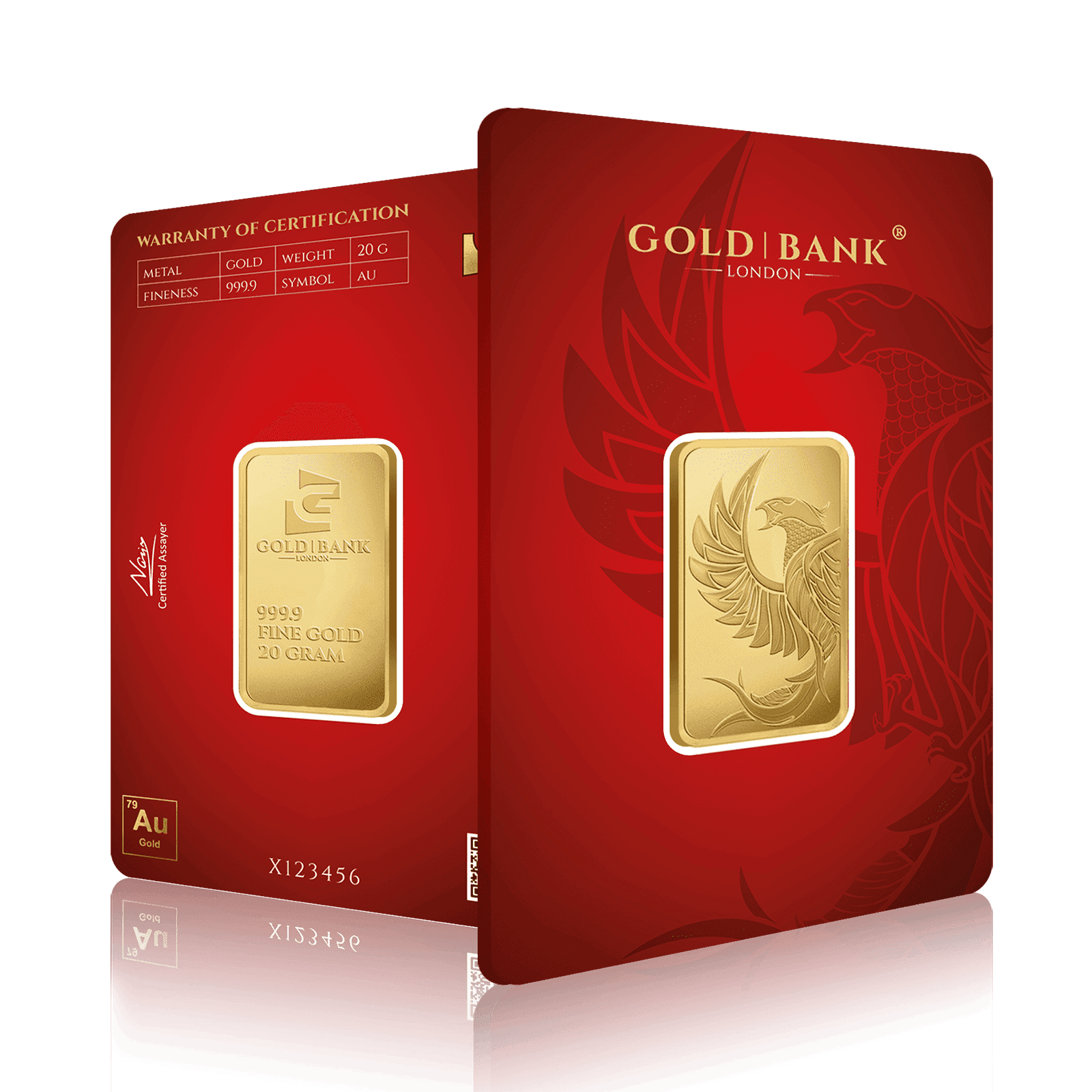 20g Gold Bank Phoenix Edition 2.0 Gold Bar