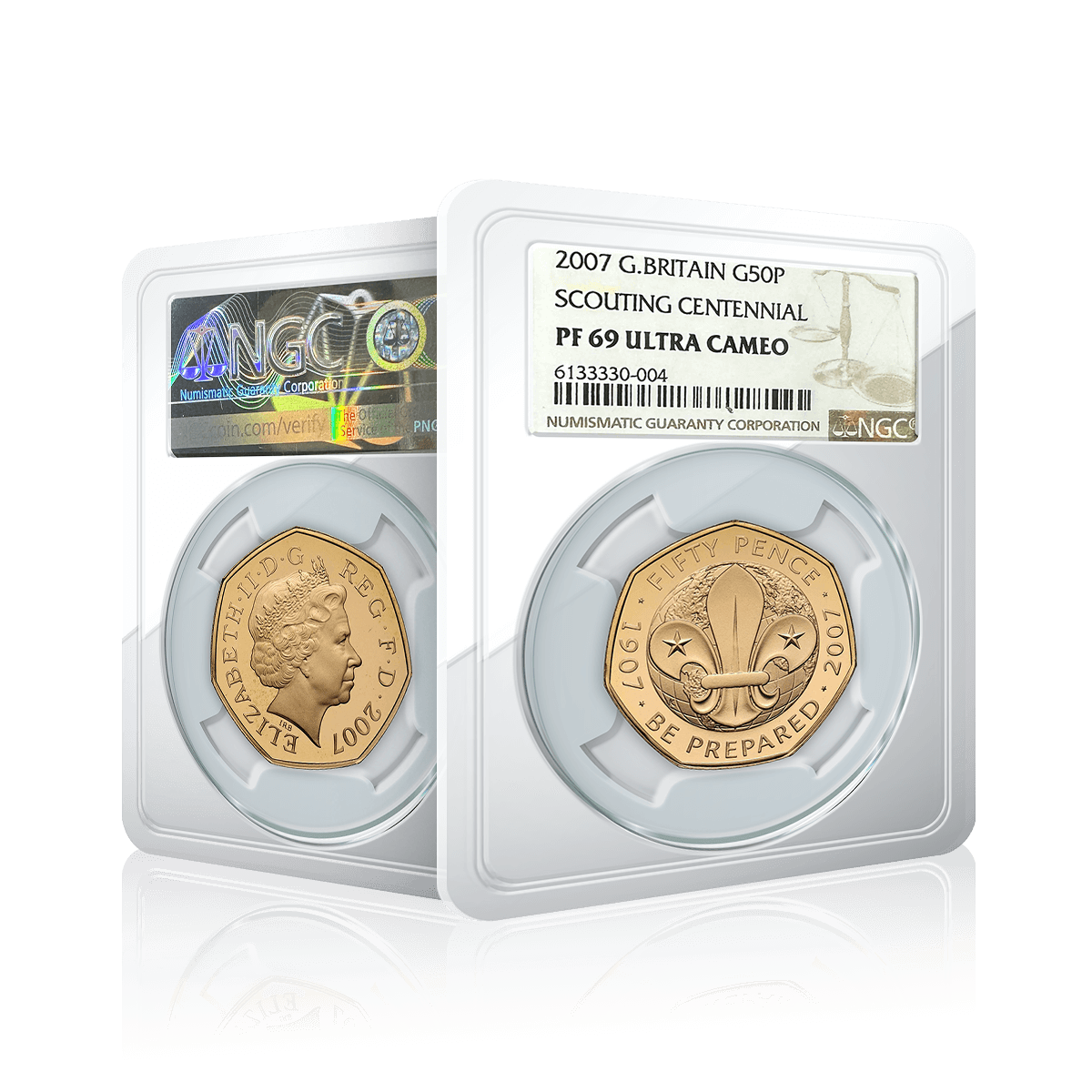 50p Scouting Centennial PF 69 Ultra Cameo (2007) NGC Graded