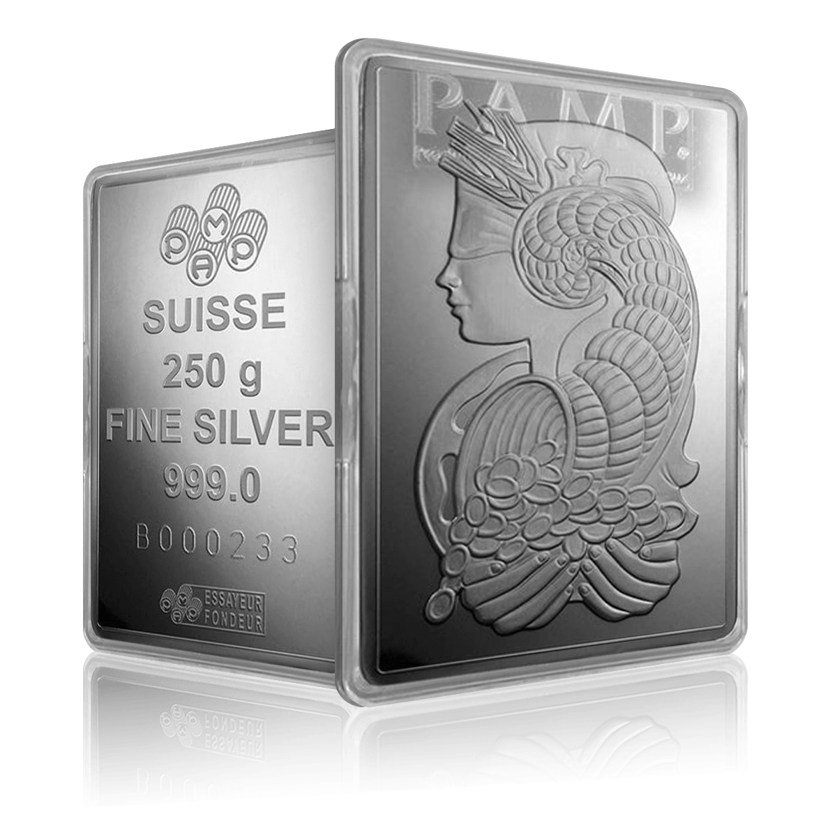 250g PAMP Investment Silver Bar