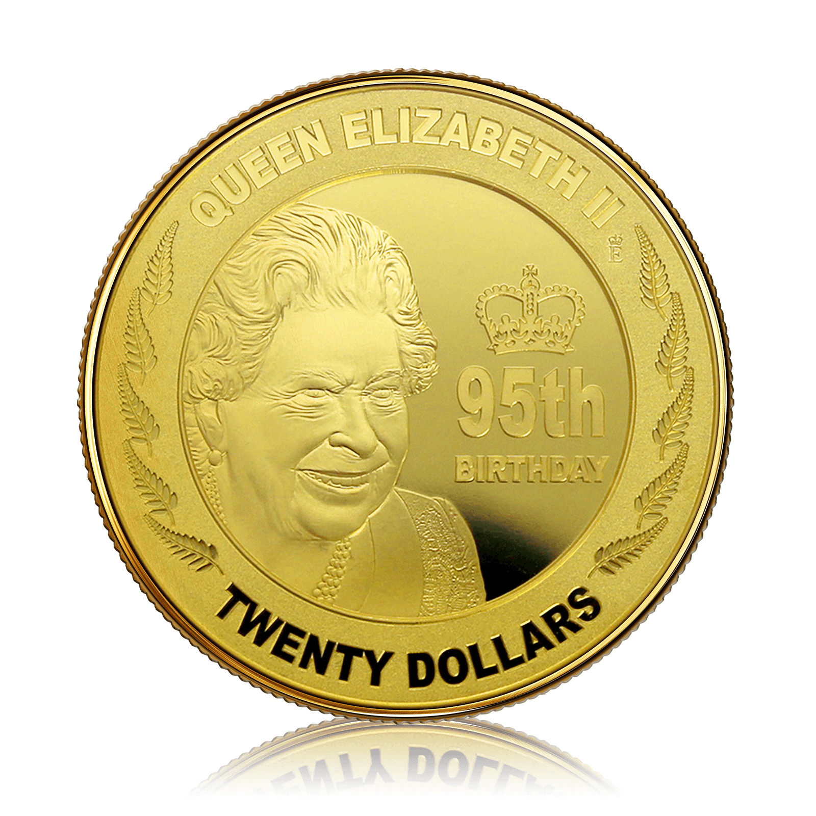 2 Oz Gold Queen Elizabeth II Proof 95th Birthday