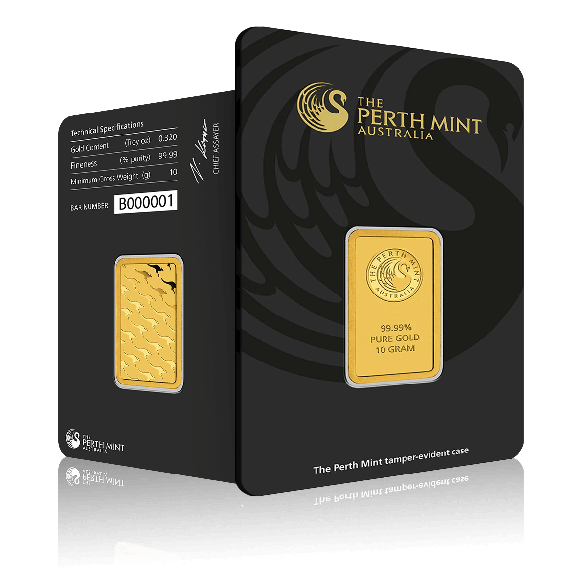 10g Perth Mint  Investment Gold Bar (999.9)