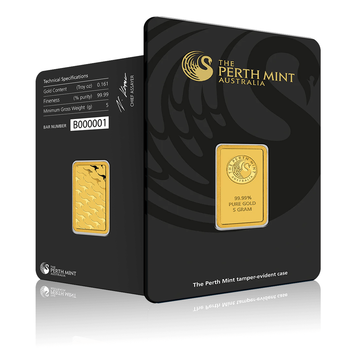 5g Gold Perth Mint Investment Bar (999.9)