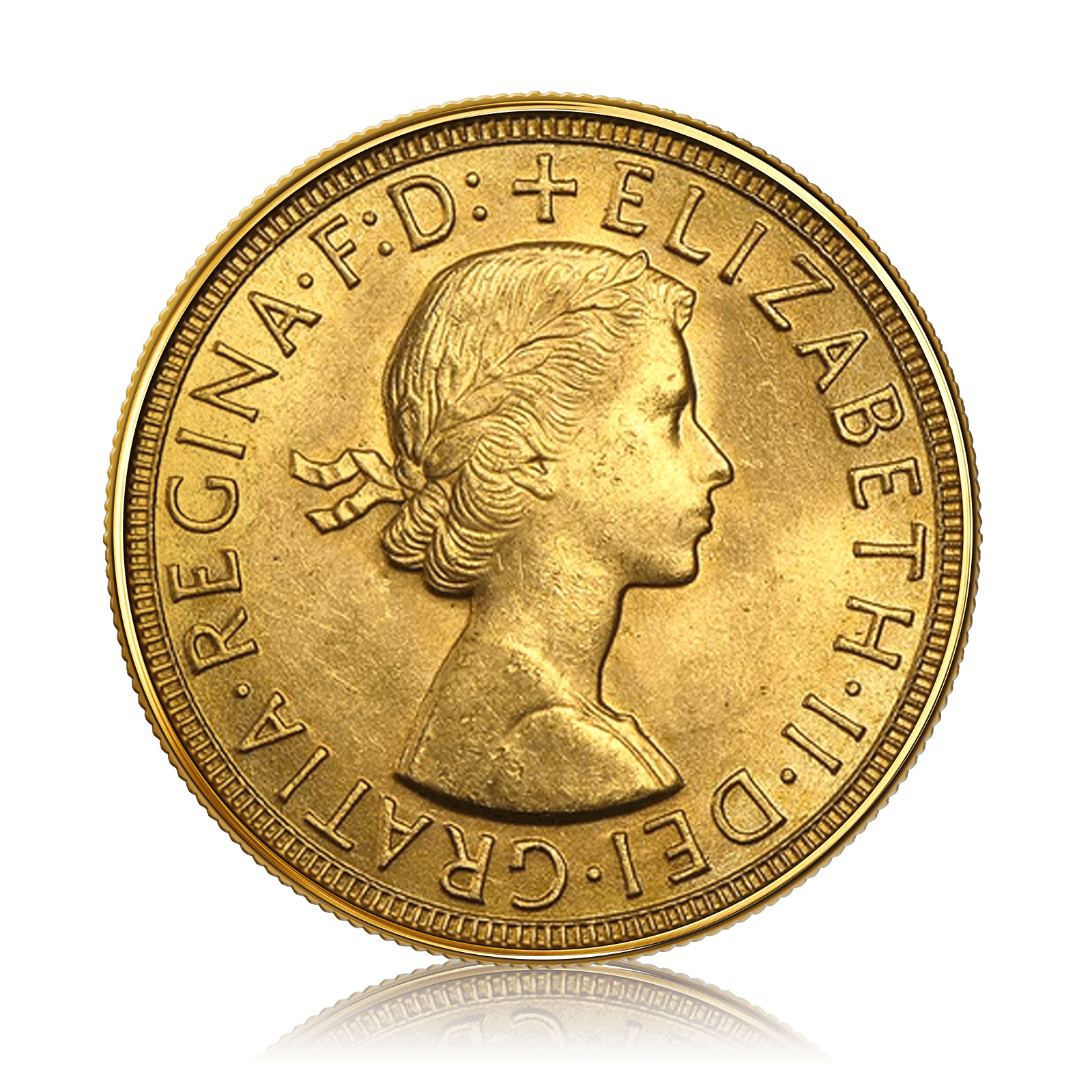 Gold Sovereign Queen Elizabeth Young Head (1957-1968)