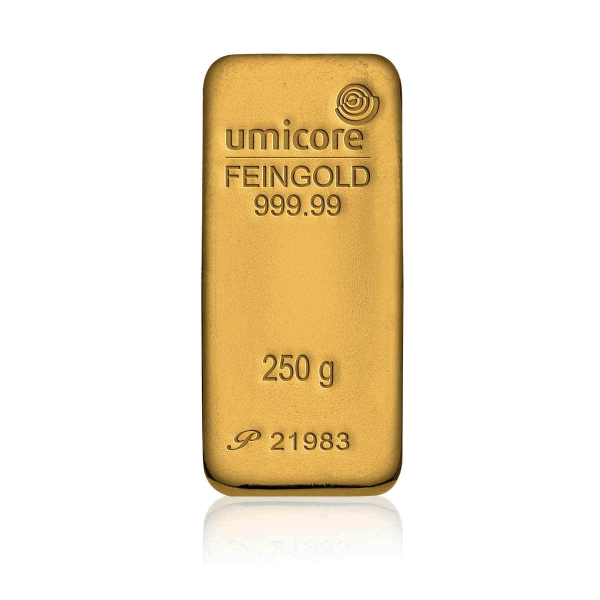 250g Umicore Investment Gold Bar (999.9)