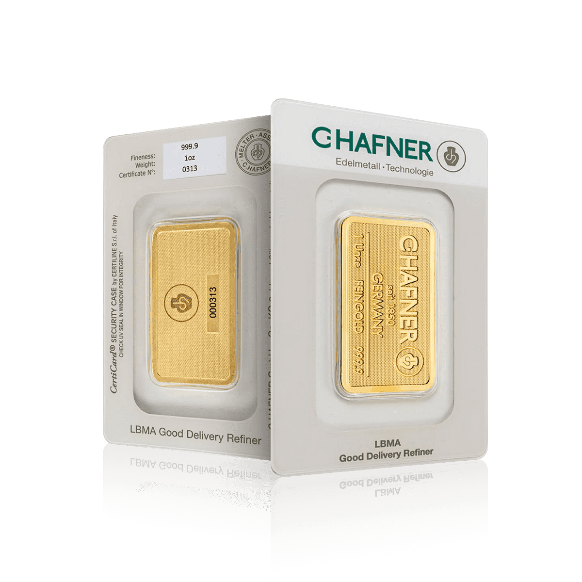 1oz Chafner Investment Gold Bar