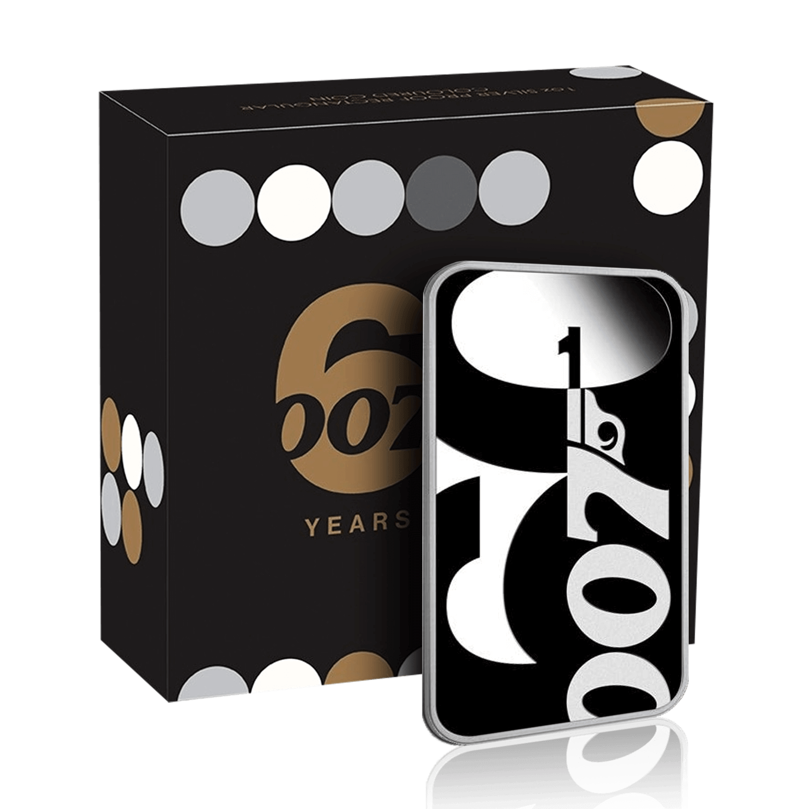 1oz Silver James Bond 60 Years of Bond (Box Set)