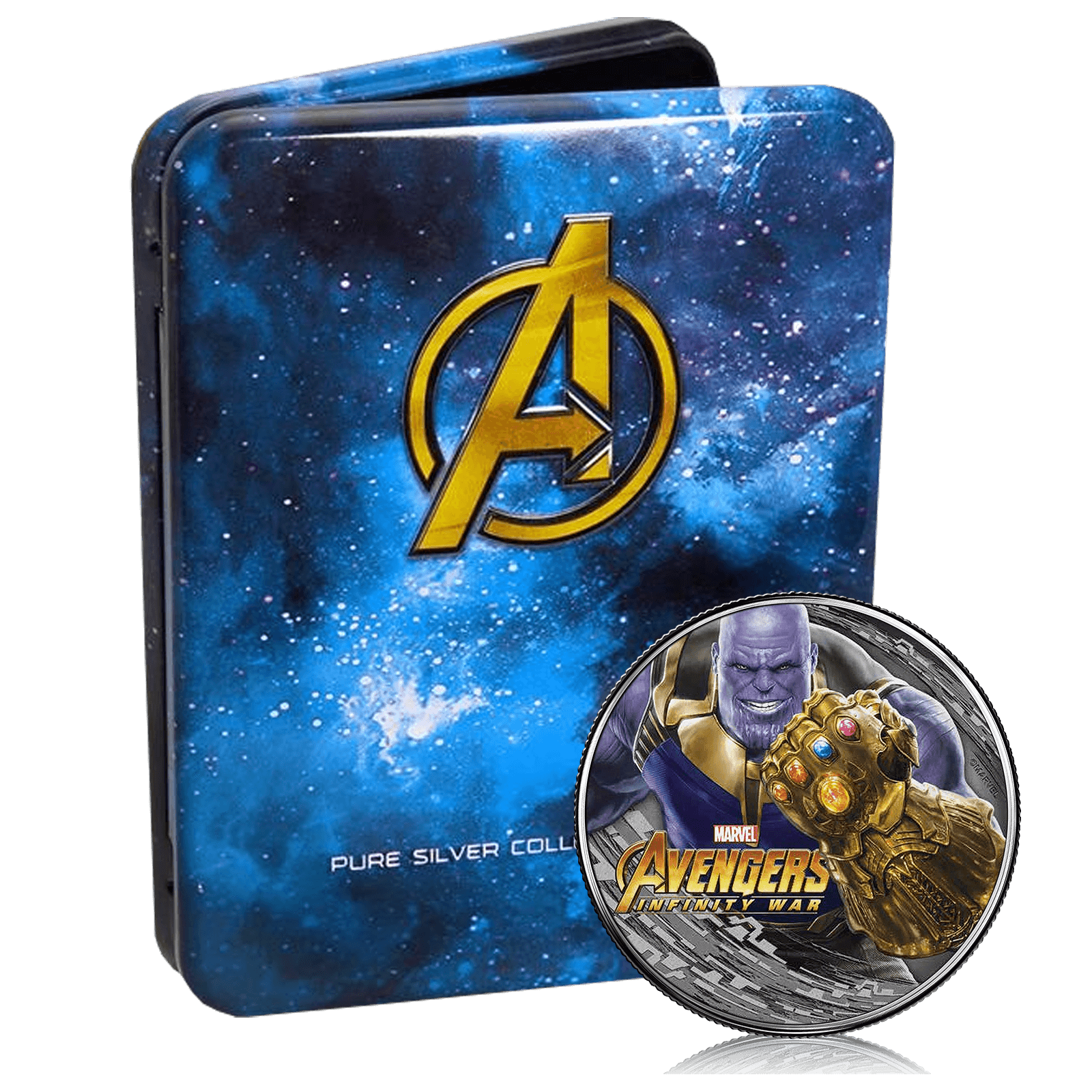2oz Silver Marvel Series Thanos (Box Set)