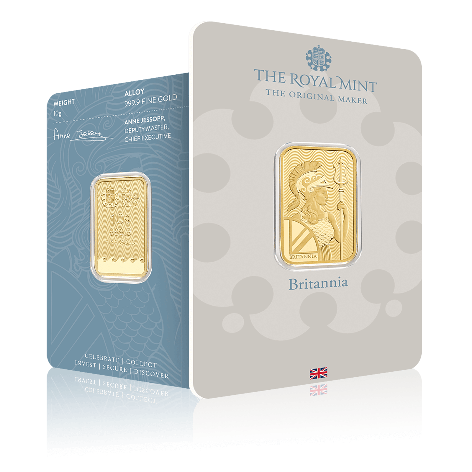 10g Royal Mint Britannia Gold Bar