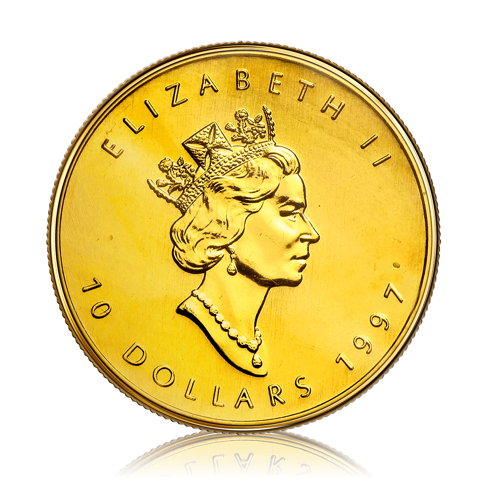 1/4oz Gold Canadian Maple Leaf (1997)