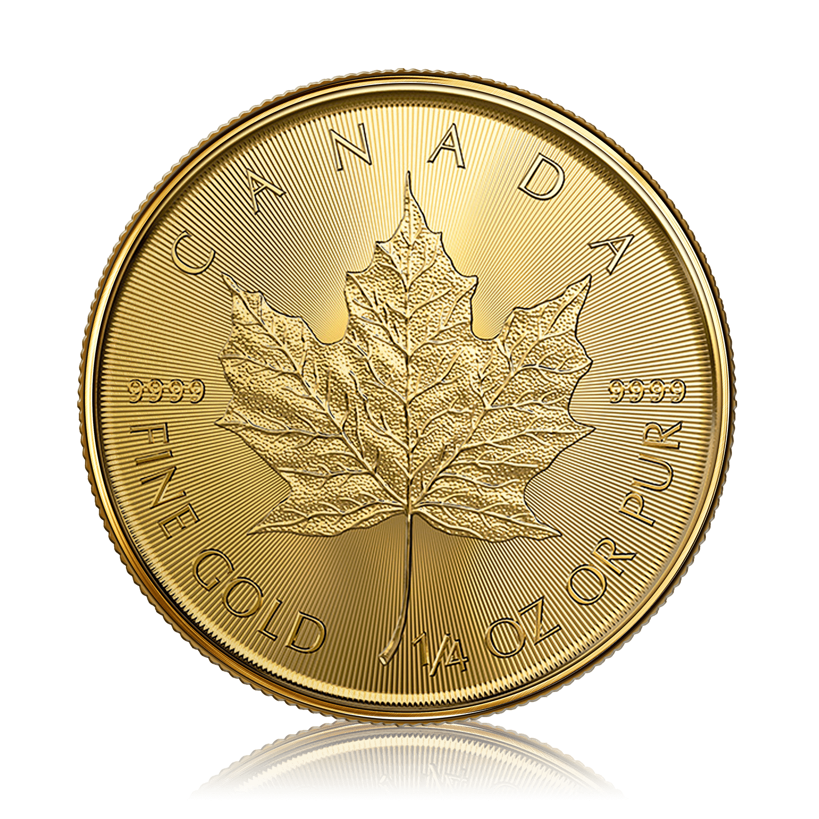 1/4 Oz Gold Canadian Maple Leaf (2023)