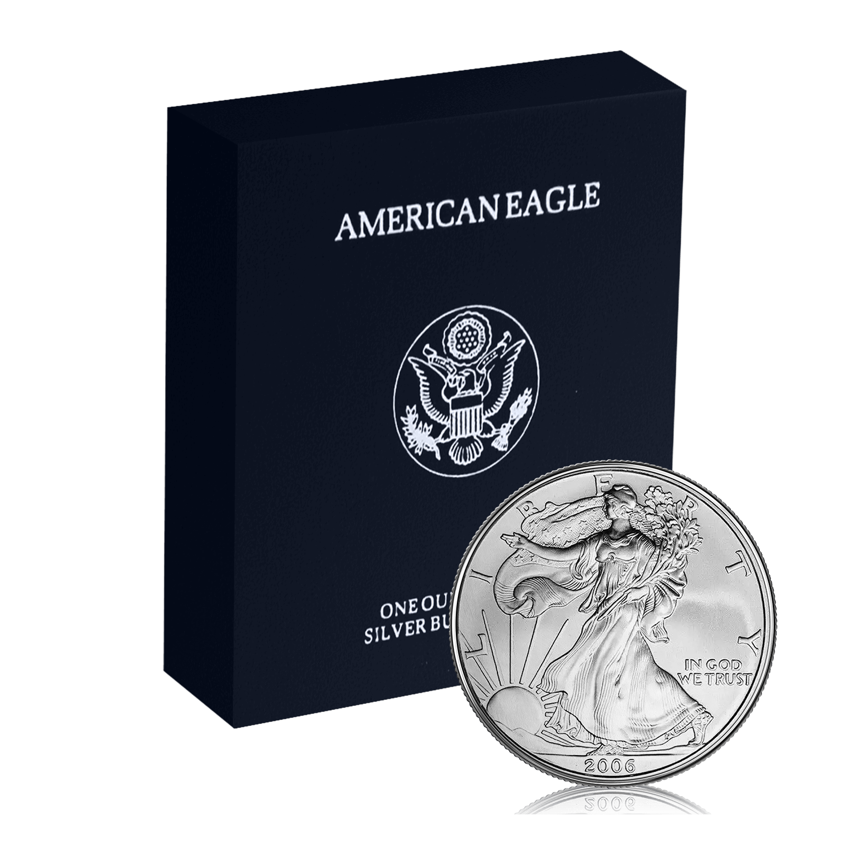 1 Oz Silver US Eagle Proof Coin Box Set (2006)