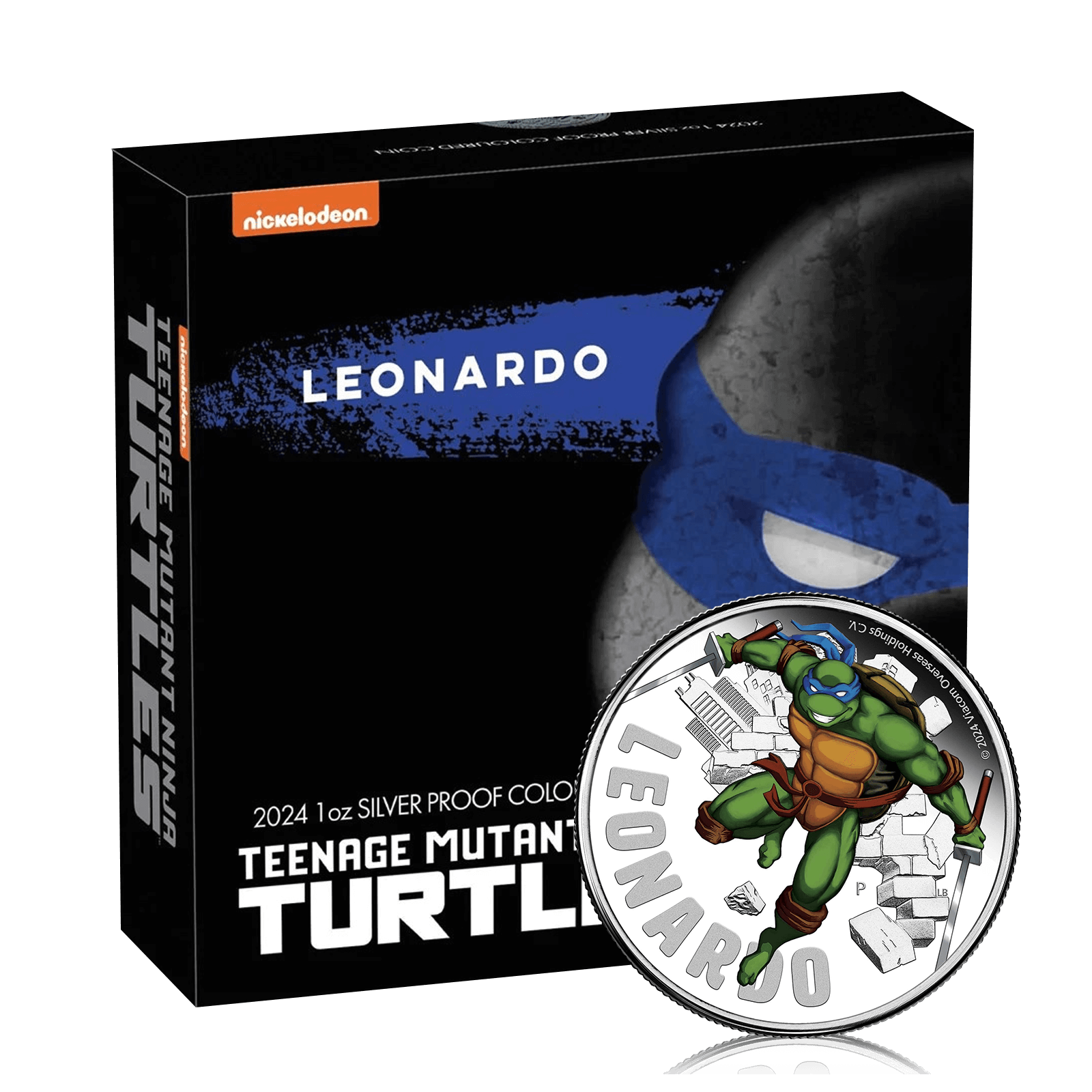 1oz Silver Teenage Mutant Ninja Turtles Leonardo (2025)